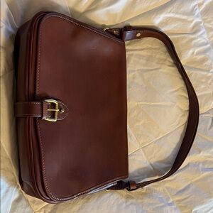 Sophisticated Brown Leather Messenger Bag